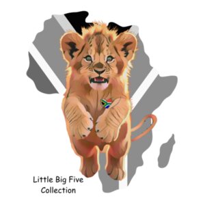 Little Big Five Lion Tee Design