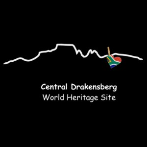 Central Drakensberg White Outline Tee – World Heritage Edition Design