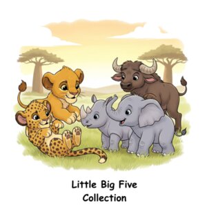Little Big Five Play Tee – Storybook Edition Design