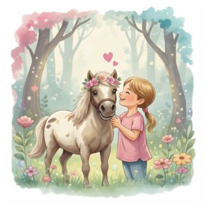 Pony Best Friends Tee – Storybook Edition Design
