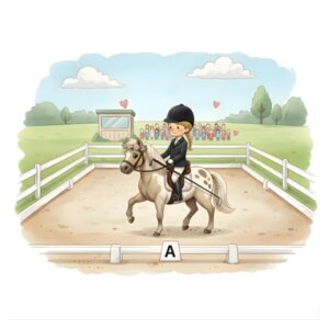 Pony Dressage Tee – Storybook Edition Design