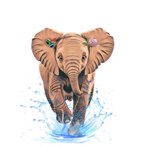 Kids Hoodie - Little Big Five Elephant Design