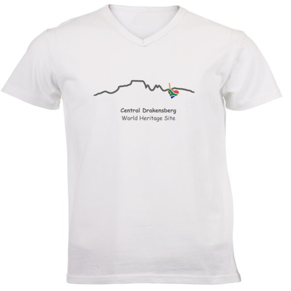Central Drakensberg Grey Outline Tee – World Heritage Edition Thumbnail