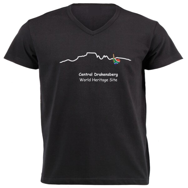 Central Drakensberg White Outline Tee – World Heritage Edition Thumbnail