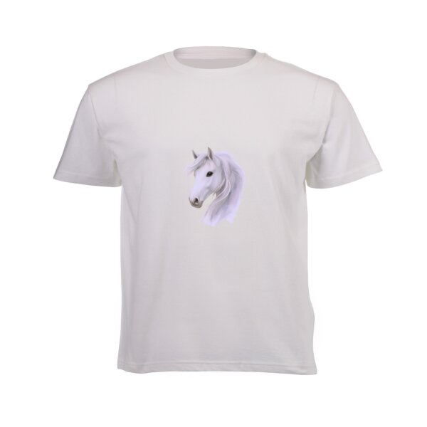 Silver Mane Tee – Soft Aesthetic Horse Print Thumbnail