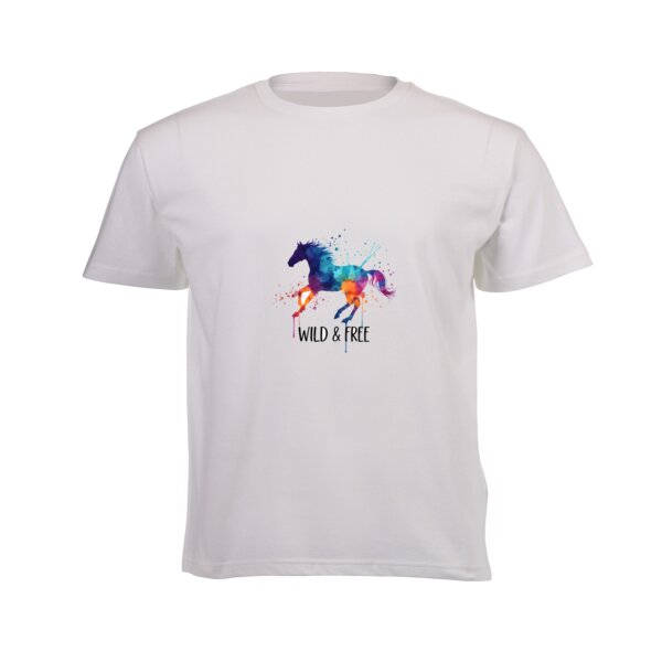 Wild and Free Watercolour Horse Tee Thumbnail