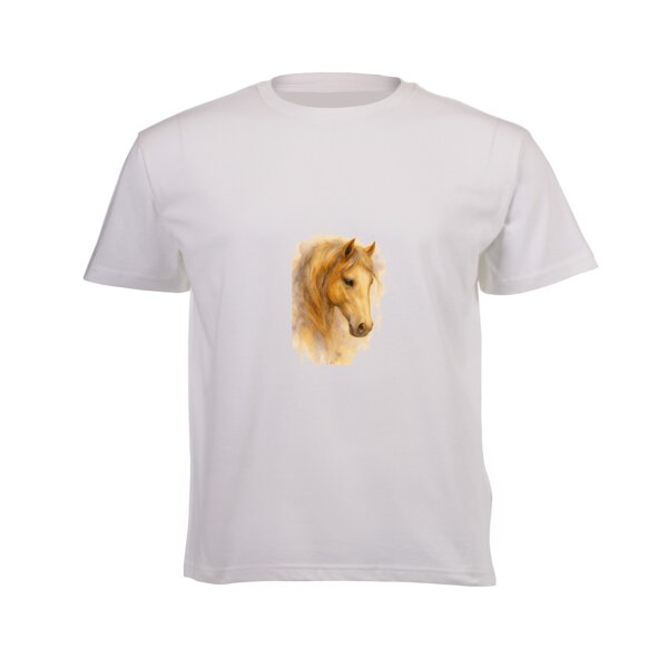 Golden Watercolour Horse Tee Thumbnail