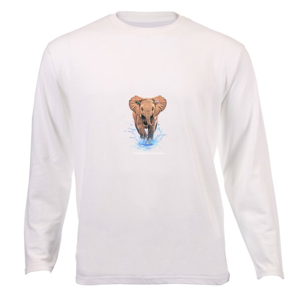 Kids Long Sleeve Tee - Little Big Five Elephant Thumbnail